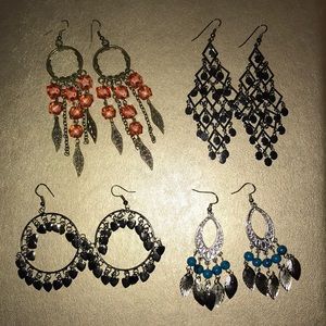 Set of Various Earrings